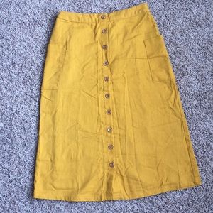 Mustard Skirt